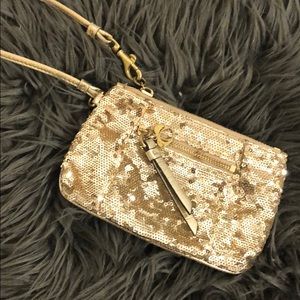 Coach Sparkly Wristlet